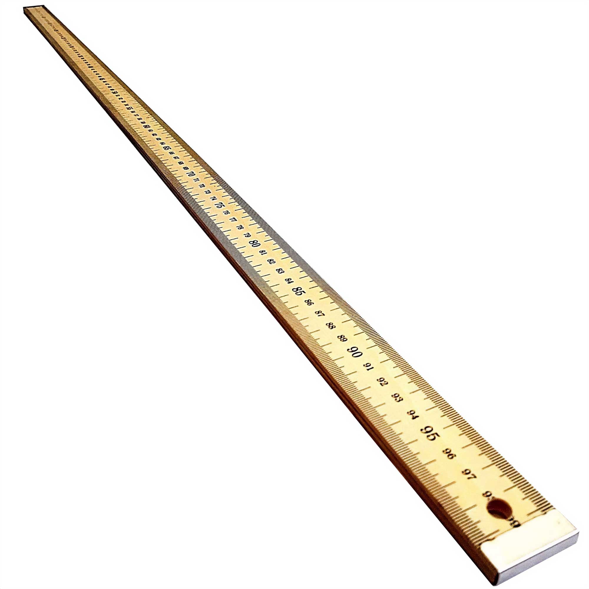 1m Ruler Classroom Jakar Wooden Rule 1 Meter Yard Stick School Office Tailors Ruler 1M ...