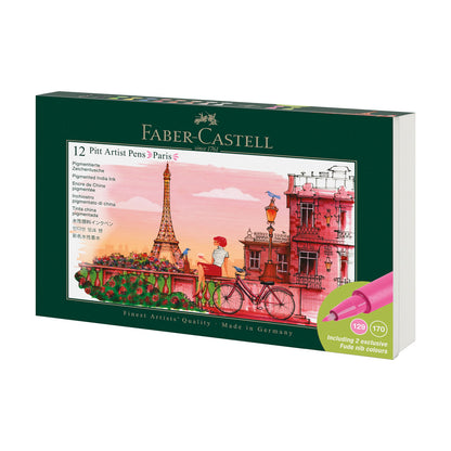 Faber-Castell : Pitt : Artists Brush Pen : City Set of 12 : Paris