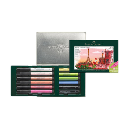 Faber-Castell : Pitt : Artists Brush Pen : City Set of 12 : Paris