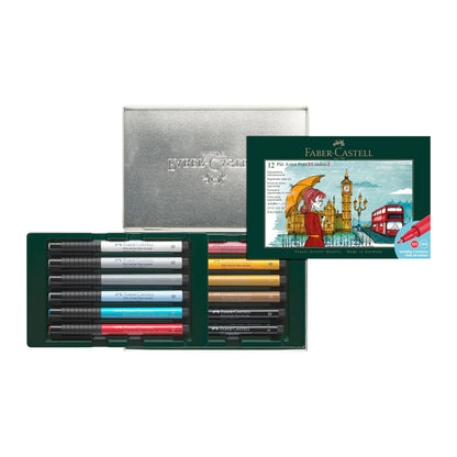 Faber-Castell : Pitt : Artists Brush Pen : City Set of 12 : London