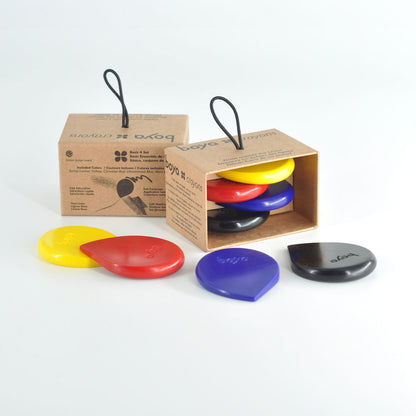 Boya Crayons : Wax Crayons : Set of 4 : Basic