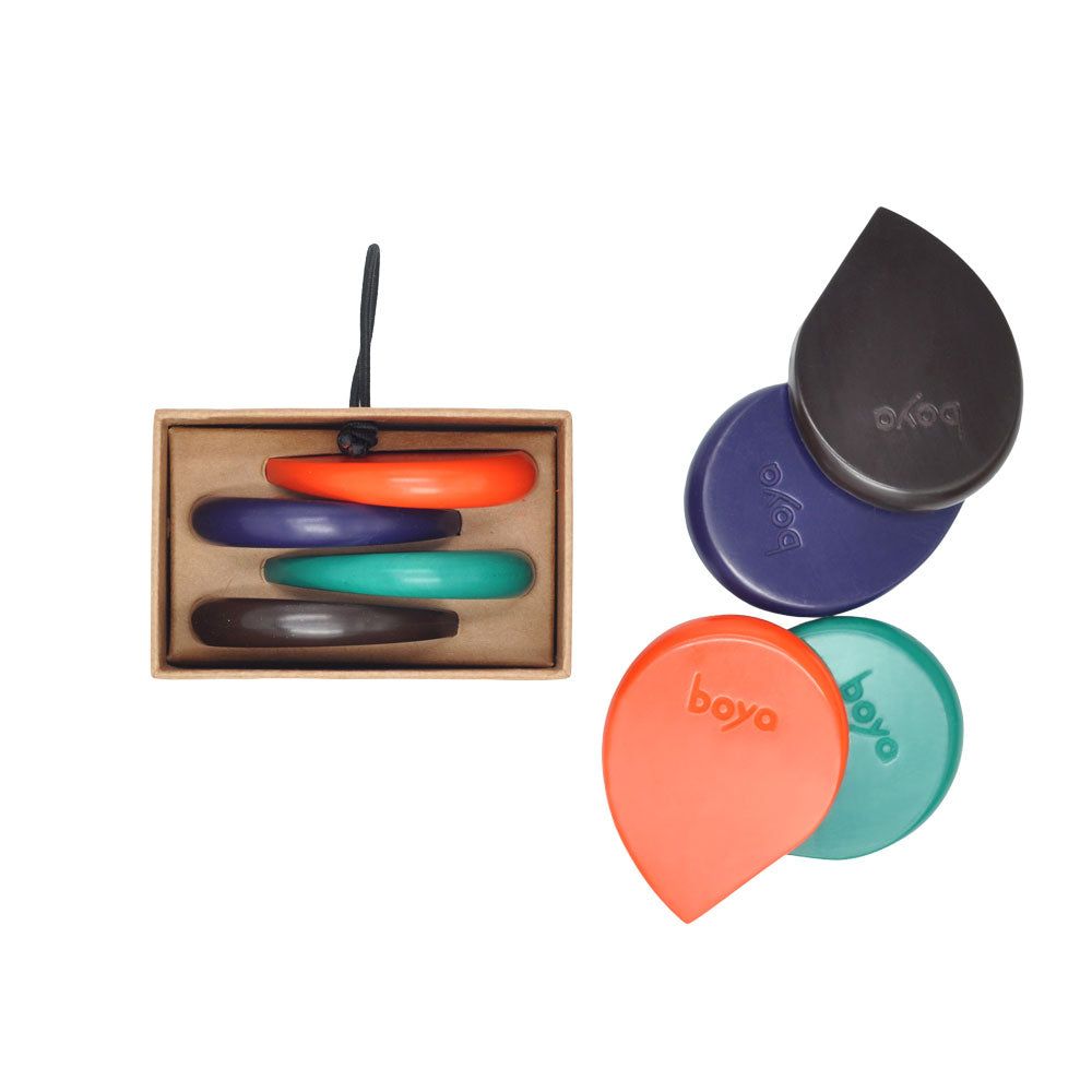 Boya Crayons : Wax Crayons : Set of 4 : Secondary