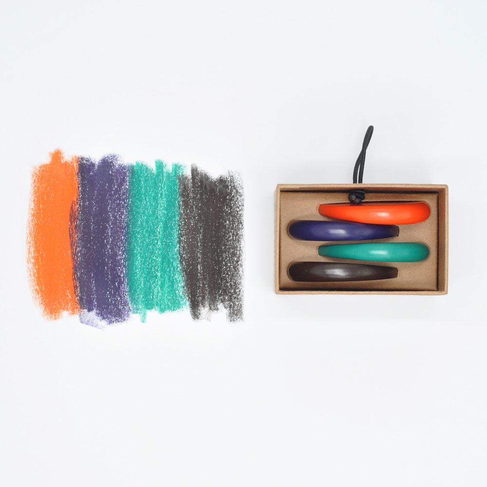 Boya Crayons : Wax Crayons : Set of 4 : Secondary