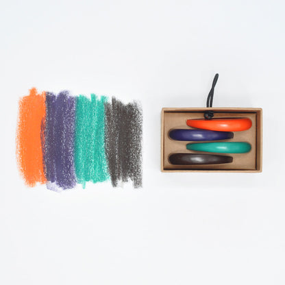 Boya Crayons : Wax Crayons : Set of 4 : Secondary