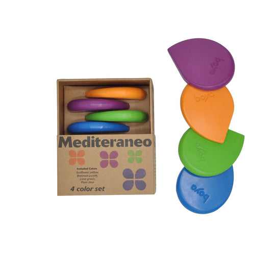 Boya Crayons : Wax Crayons : Set of 4 : Mediteraneo
