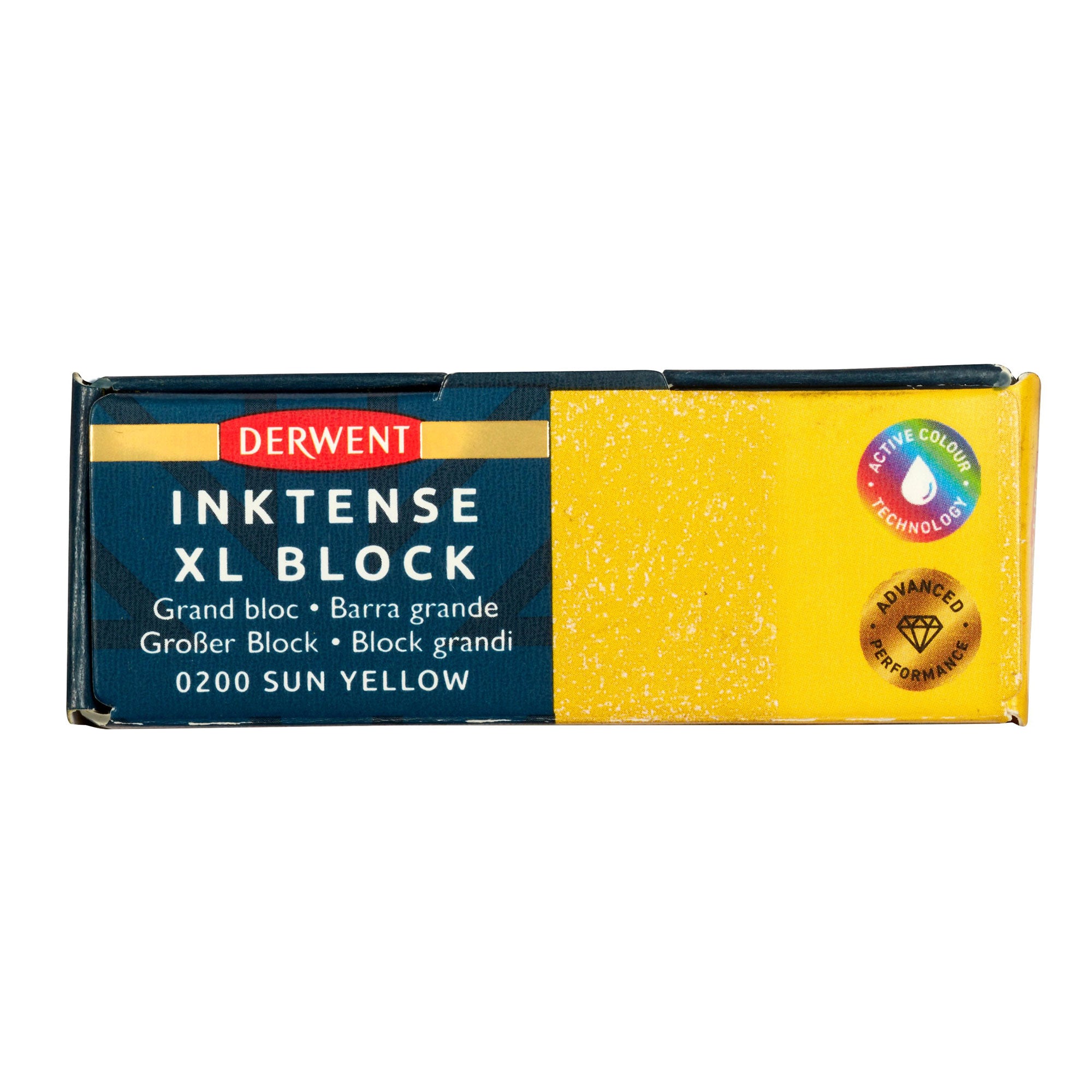 Derwent Inktense XL Blocks Individual - Sun Yellow In Box