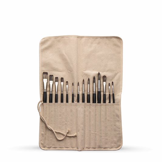 Studio Essentials : 7oz Canvas Brush Roll : 16x21.5in (Apx.41cm)