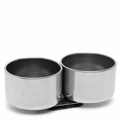 Studio Essentials : Double Artist Dipper : 2x2in Diameter (Apx.5x5cm) : Clips On To Palette