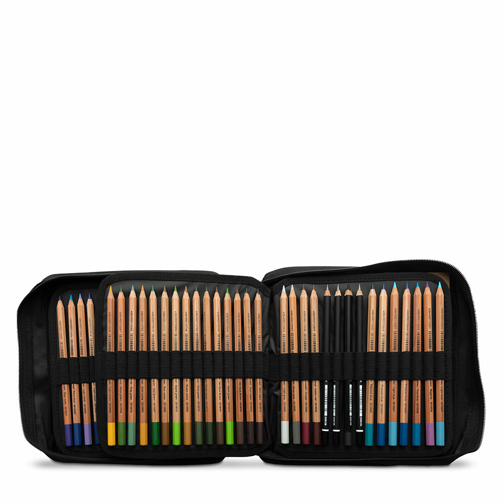 Arta : Black Pencil Case : Holds up to 115 Standard Pencils