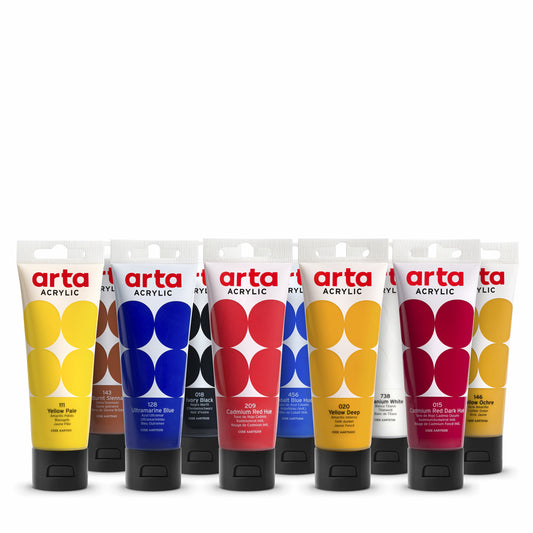 Arta : Acrylic Paint : 75ml : Set of 10