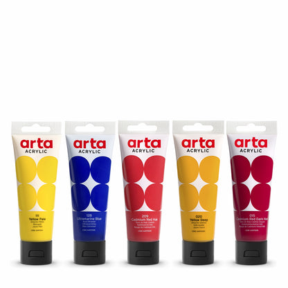 Arta : Acrylic Paint : 75ml : Set of 10