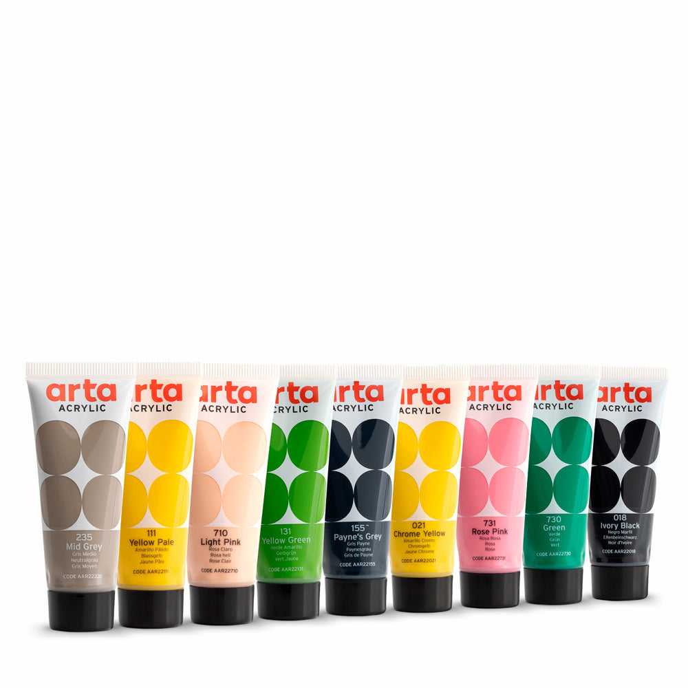 Arta : Acrylic Paint : 22ml : Set of 36