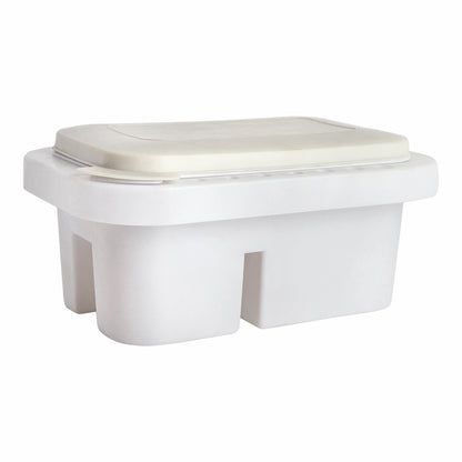 Studio Essentials : Plastic Brush Washer with Palette Cover : 25x15x10.5cm (Apx.10x6x4in)