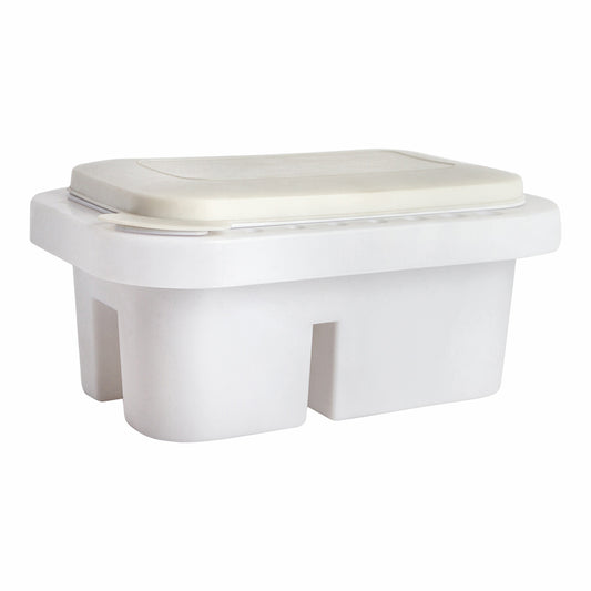 Studio Essentials : Plastic Brush Washer with Palette Cover : 25x15x10.5cm (Apx.10x6x4in)