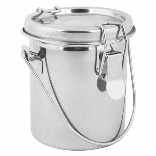 Studio Essentials : Airtight Steel Brush Washer : 8.3x7.3cm (Apx.3x3in) : Holds 300ml