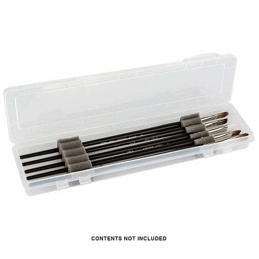 Studio Essentials : Plastic Brush Box : 33.5x8cm (Apx.13x3in)