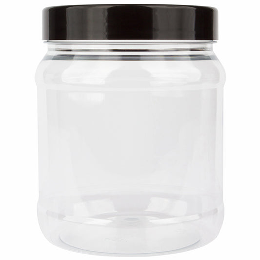 Studio Essentials : Empty Plastic Screw Top Jar : 1ltr