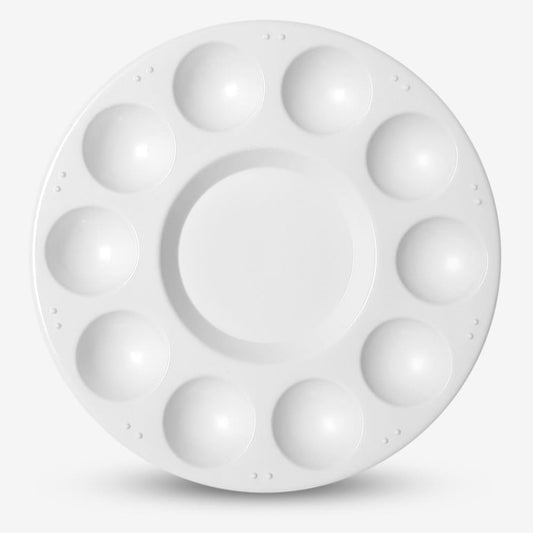 Zieler : Plastic Paint Palette : 11 Well : Round