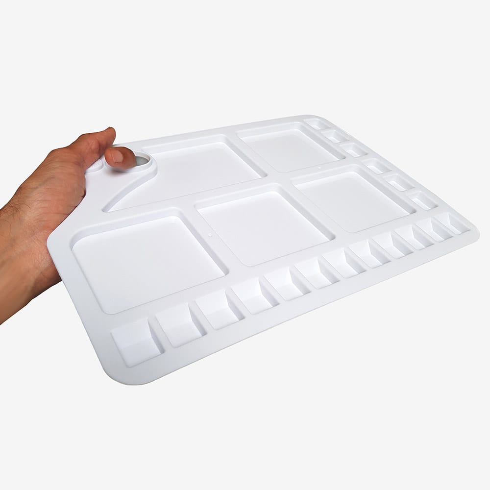 Zieler : Plastic Paint Palette : 23 Well : Rectangular