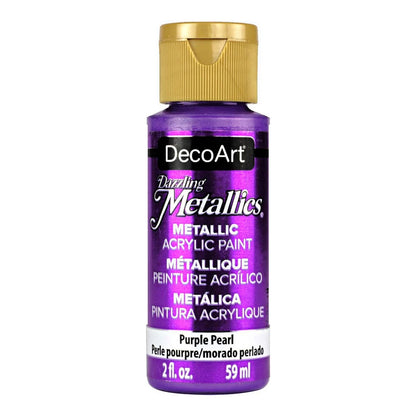 Deco Art : Dazzling Metallics : Metallic Acrylic Paint : 59ml (2oz)