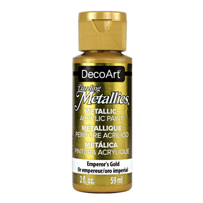 Deco Art : Dazzling Metallics : Metallic Acrylic Paint : 59ml (2oz)