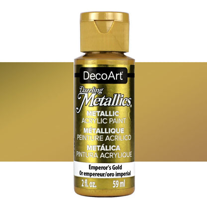 Deco Art : Dazzling Metallics : Metallic Acrylic Paint : 59ml (2oz)