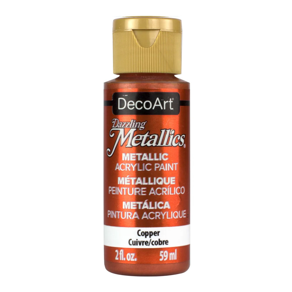 Deco Art : Dazzling Metallics : Metallic Acrylic Paint : 59ml (2oz)
