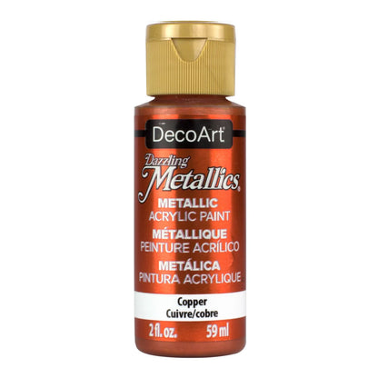 Deco Art : Dazzling Metallics : Metallic Acrylic Paint : 59ml (2oz)