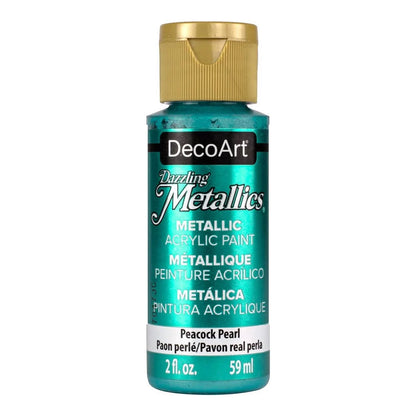 Deco Art : Dazzling Metallics : Metallic Acrylic Paint : 59ml (2oz)