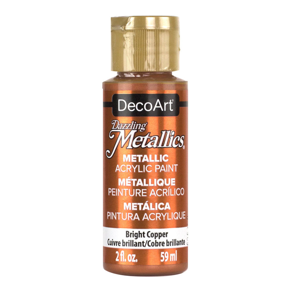 Deco Art : Dazzling Metallics : Metallic Acrylic Paint : 59ml (2oz)