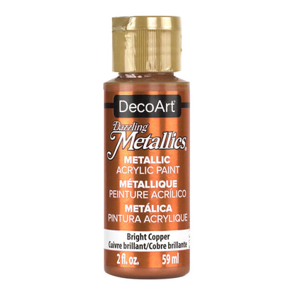 Deco Art : Dazzling Metallics : Metallic Acrylic Paint : 59ml (2oz)