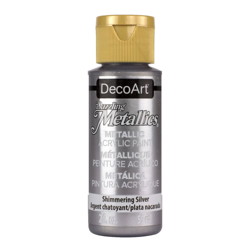 Deco Art : Dazzling Metallics : Metallic Acrylic Paint : 59ml (2oz)