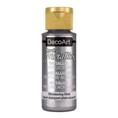 Deco Art : Dazzling Metallics : Metallic Acrylic Paint : 59ml (2oz)