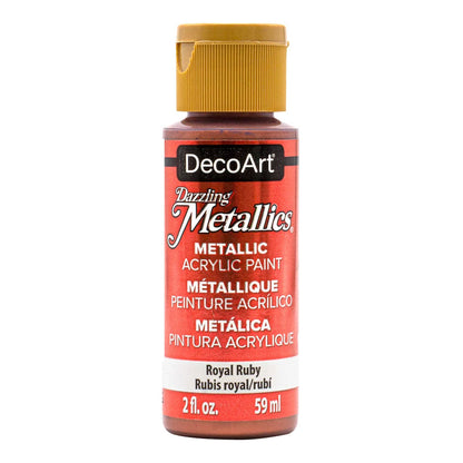 Deco Art : Dazzling Metallics : Metallic Acrylic Paint : 59ml (2oz)