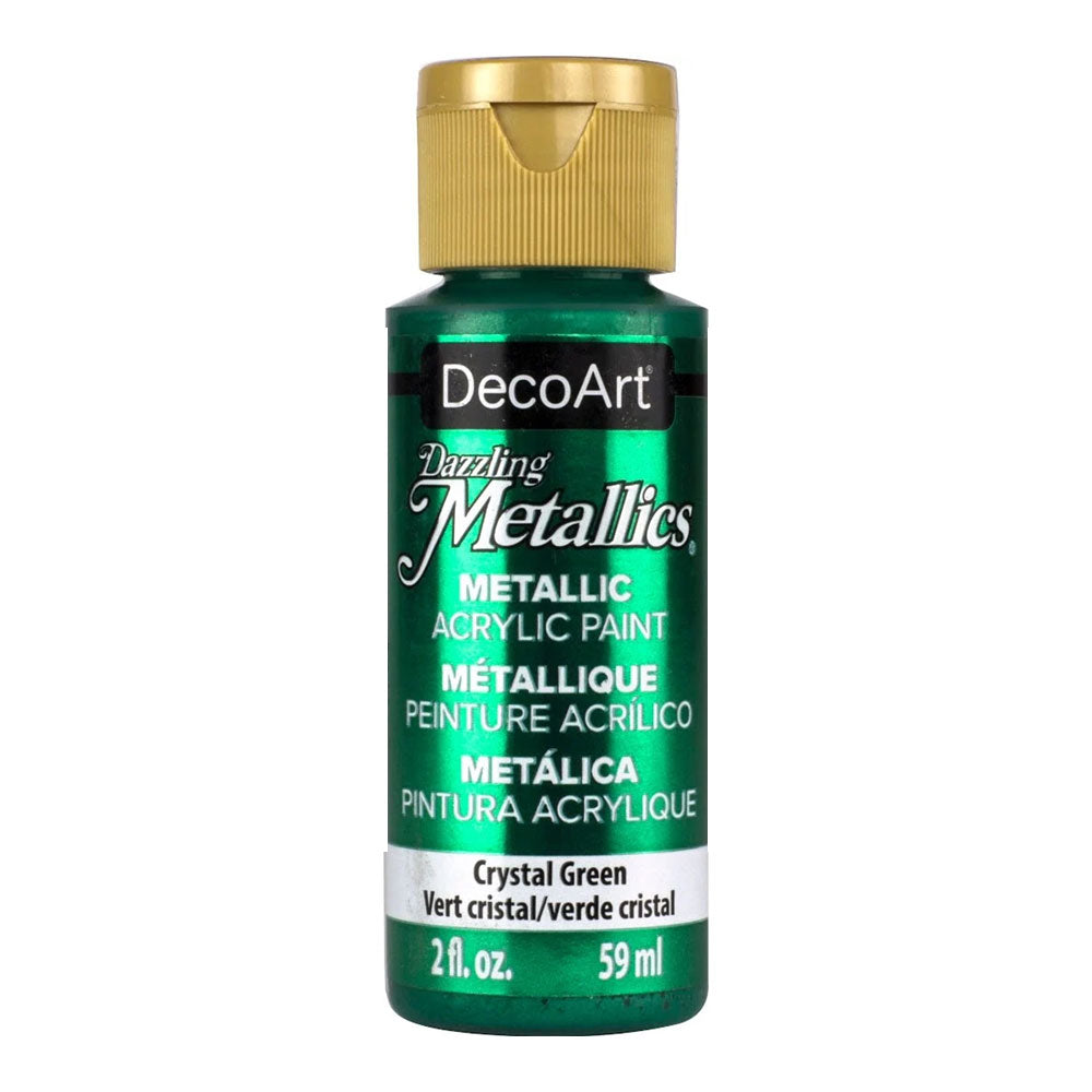 Deco Art : Dazzling Metallics : Metallic Acrylic Paint : 59ml (2oz)