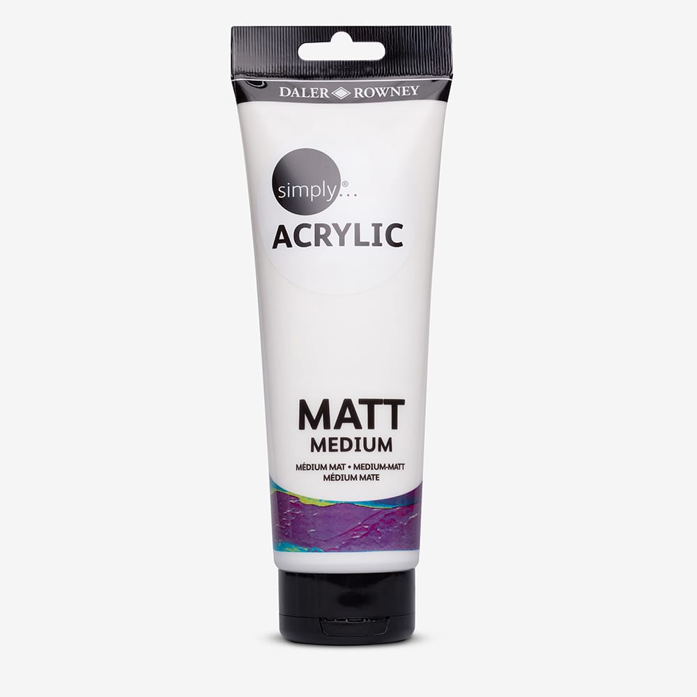 Daler-Rowney : Simply : Acrylic Medium : Gel Medium : 250ml : Matt