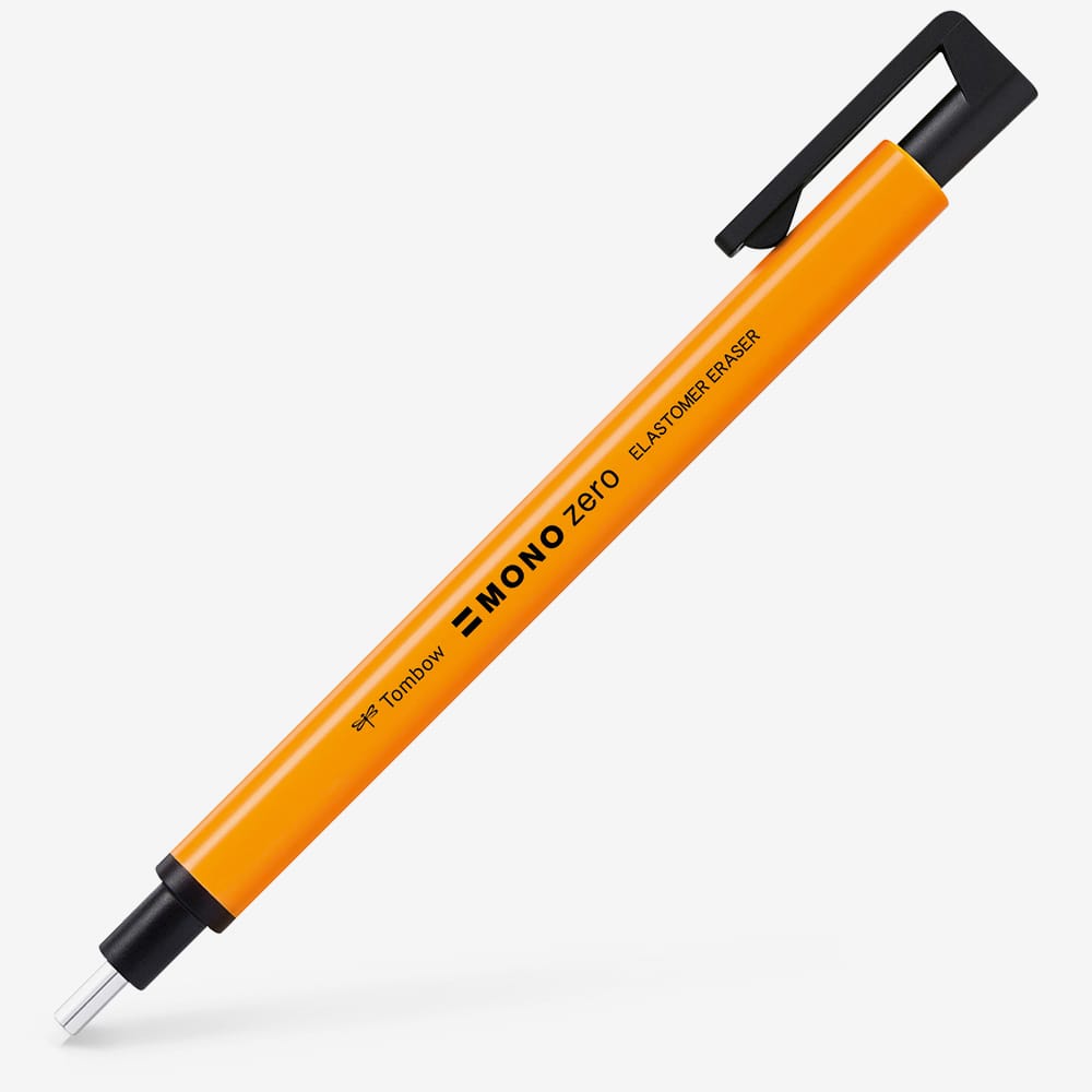 Tombow : Mono Zero Eraser Pen : 2.3mm Round Tip : Neon Orange