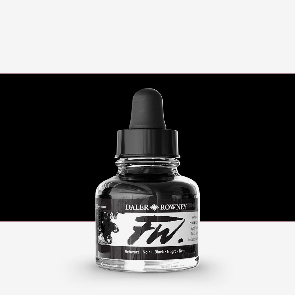 Daler-Rowney FW Artists' Ink Individual Colours - 29.5ml Bottles