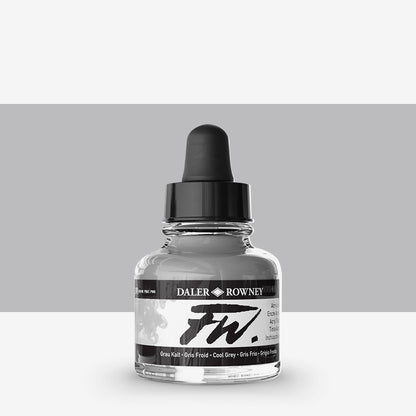 Daler-Rowney FW Artists' Ink Individual Colours - 29.5ml Bottles