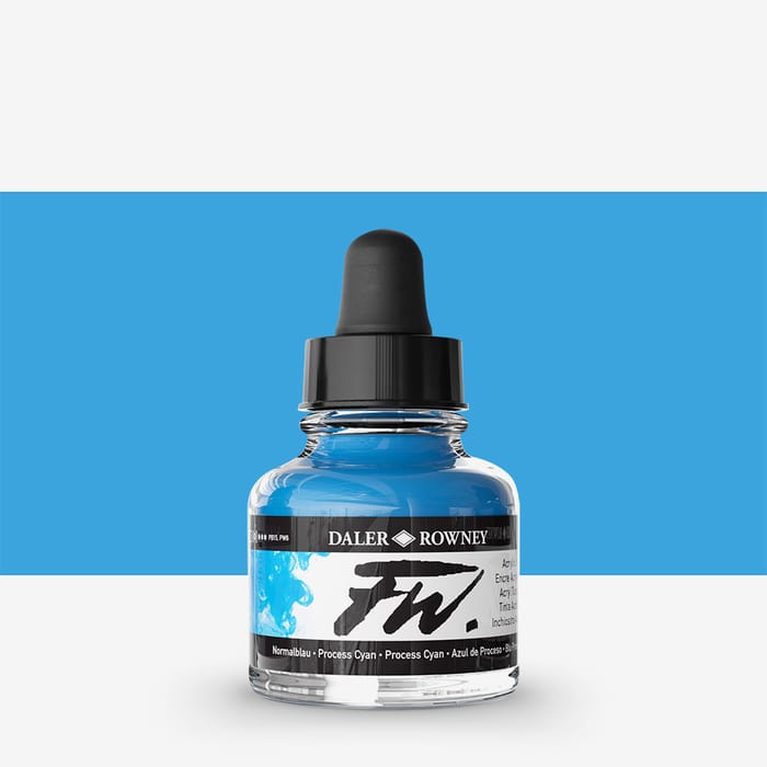 Daler-Rowney FW Artists' Ink Individual Colours - 29.5ml Bottles