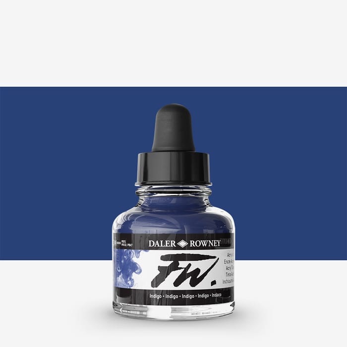 Daler-Rowney FW Artists' Ink Individual Colours - 29.5ml Bottles