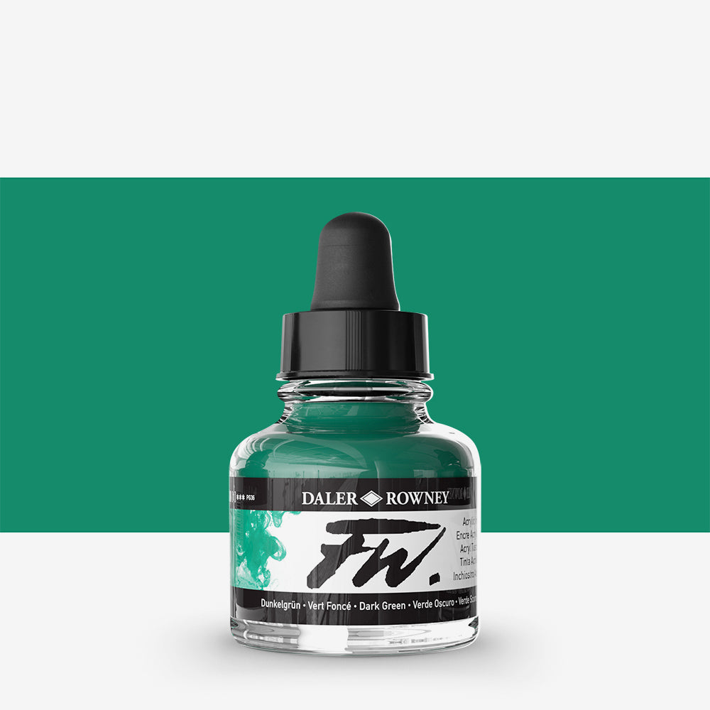 Daler-Rowney FW Artists' Ink Individual Colours - 29.5ml Bottles