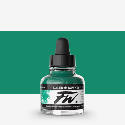 Daler-Rowney FW Artists' Ink Individual Colours - 29.5ml Bottles