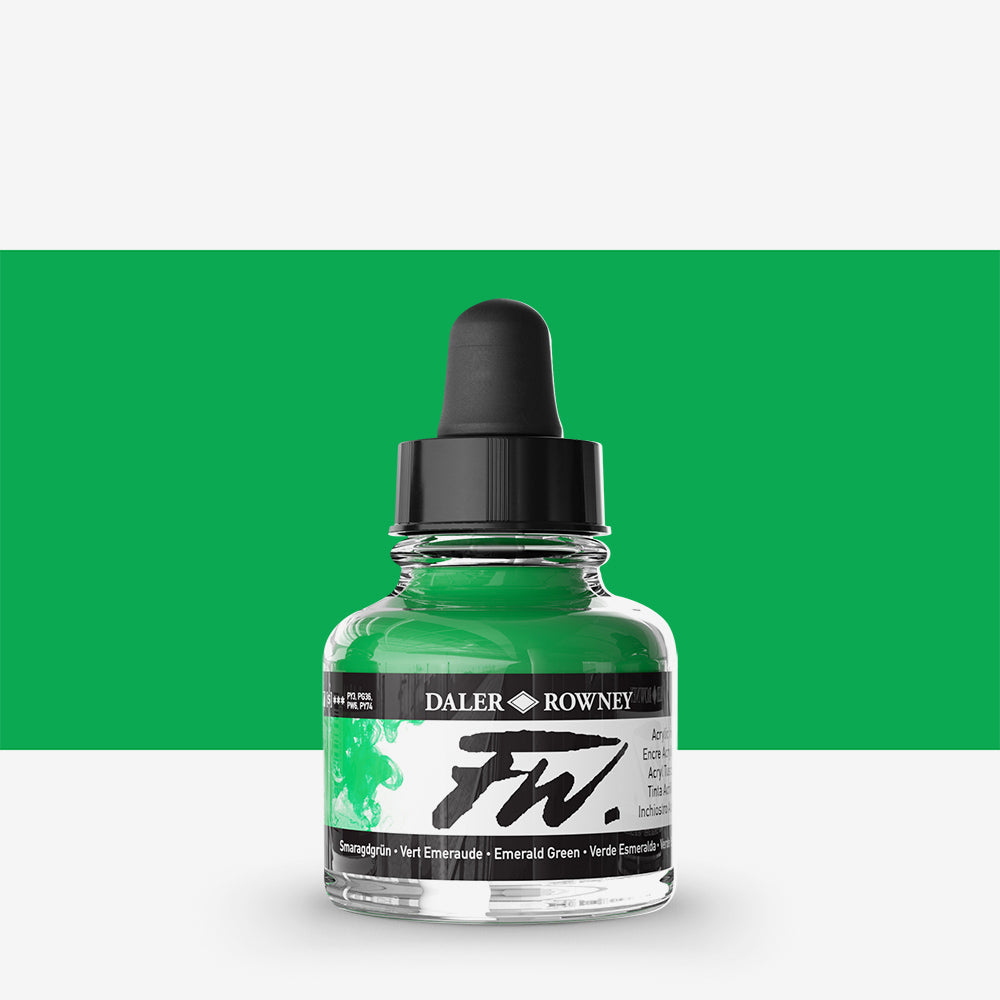 Daler-Rowney FW Artists' Ink Individual Colours - 29.5ml Bottles