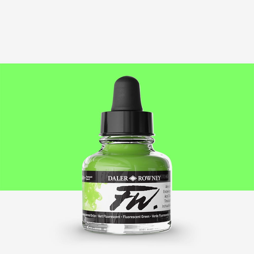 Daler-Rowney FW Artists' Ink Individual Colours - 29.5ml Bottles