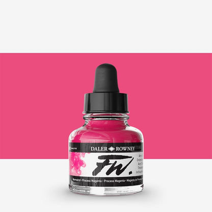 Daler-Rowney FW Artists' Ink Individual Colours - 29.5ml Bottles