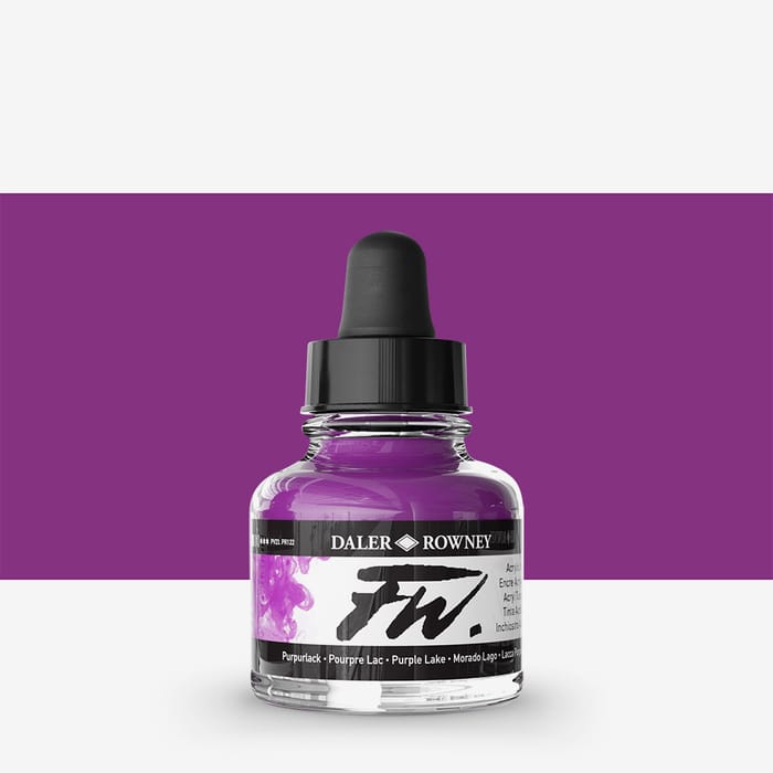 Daler-Rowney FW Artists' Ink Individual Colours - 29.5ml Bottles