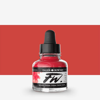 Daler-Rowney FW Artists' Ink Individual Colours - 29.5ml Bottles