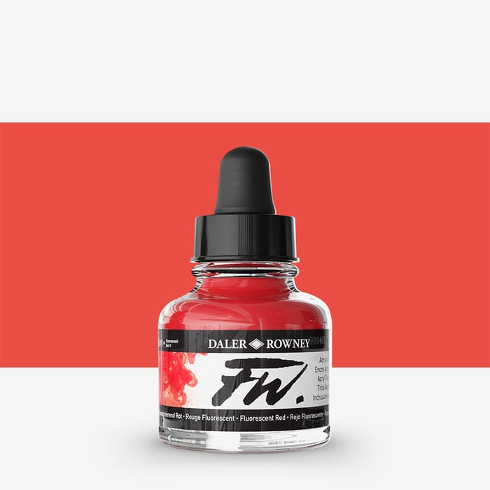 Daler-Rowney FW Artists' Ink Individual Colours - 29.5ml Bottles