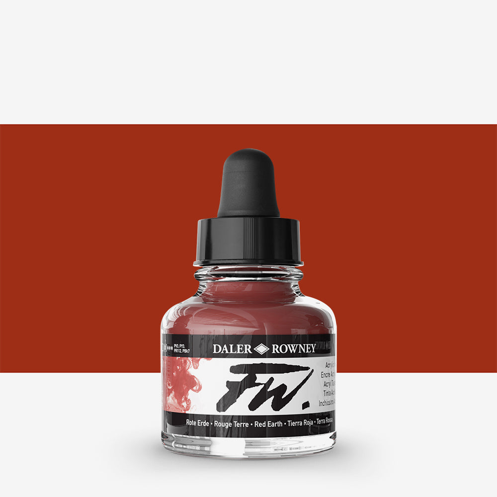 Daler-Rowney FW Artists' Ink Individual Colours - 29.5ml Bottles
